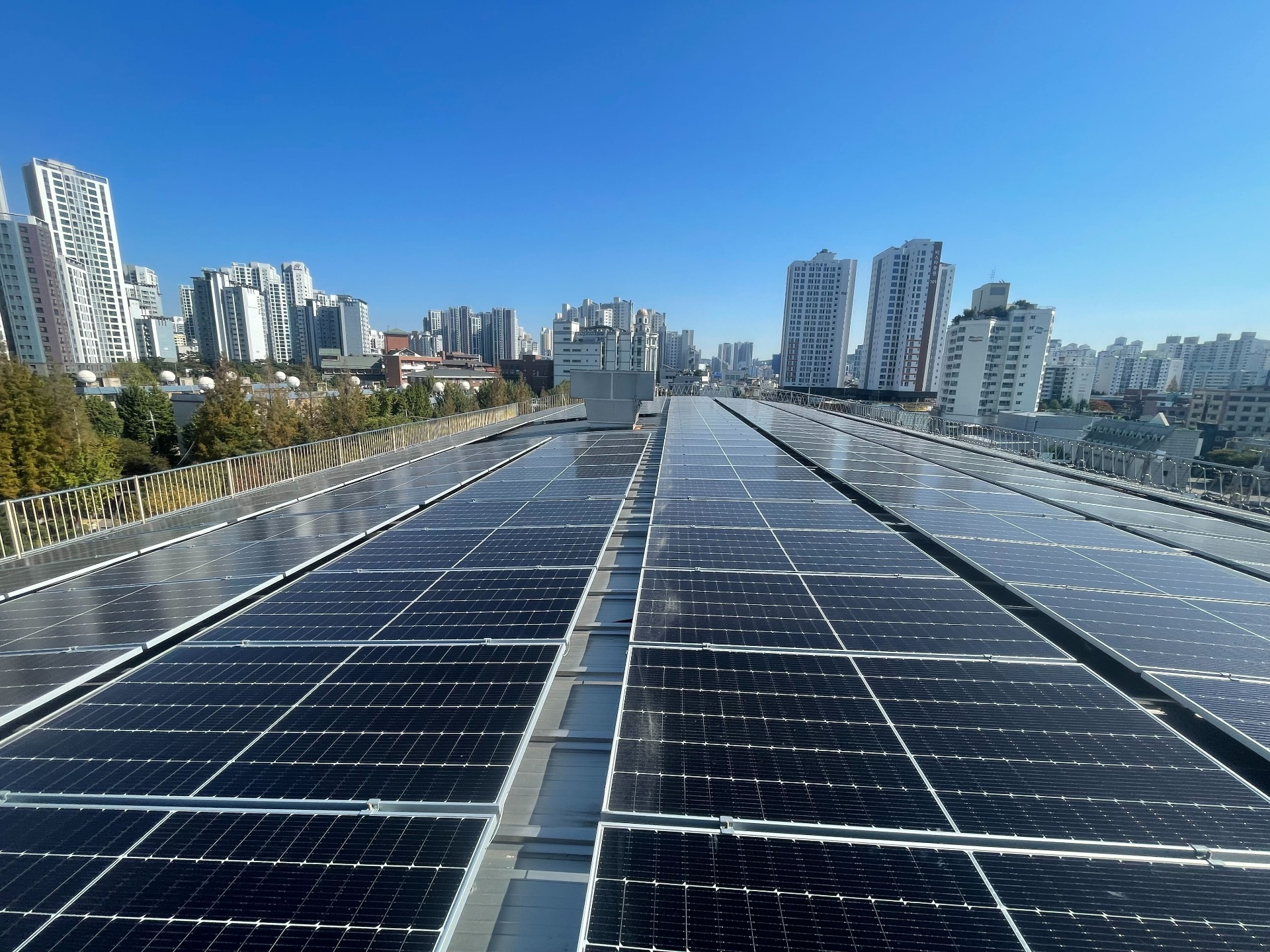 영등포 제1스포츠센터 태양광 설비